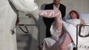Unexperienced furry french mature bride rock hard analized and knuckle nailed in 3way